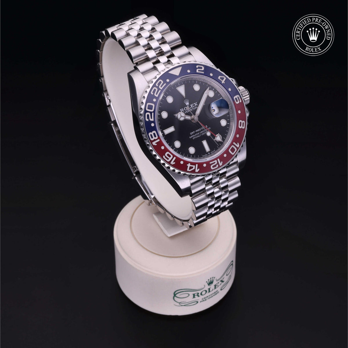 Rolex Certified Pre-Owned GMT-Master II M126710BLRO in Oystersteel with black dial, image 38 of 41