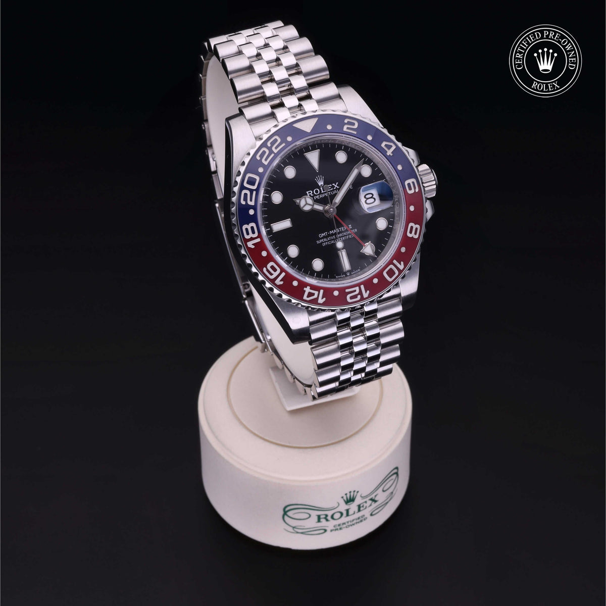 Rolex Certified Pre-Owned GMT-Master II M126710BLRO in Oystersteel with black dial, image 39 of 41