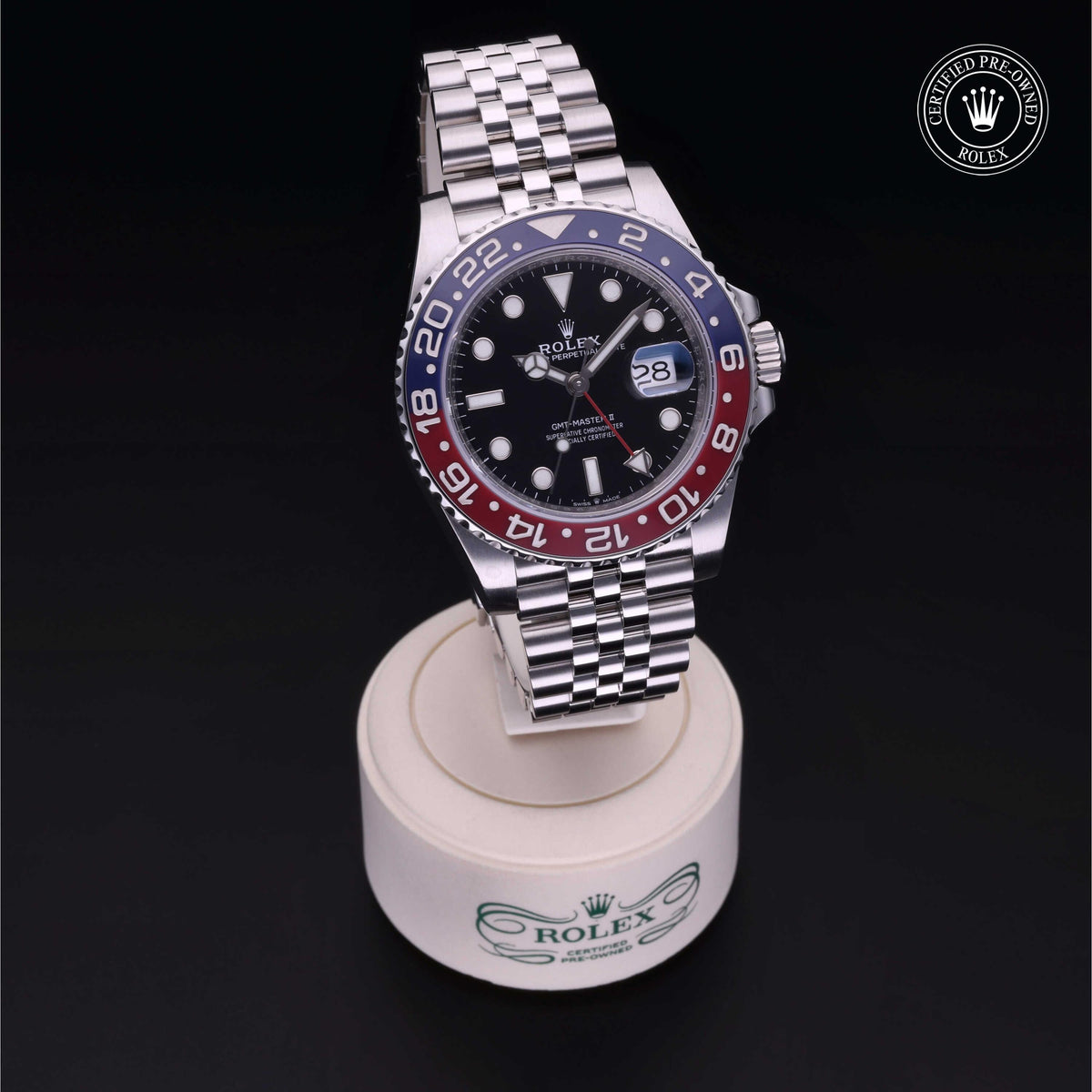 Rolex Certified Pre-Owned GMT-Master II M126710BLRO in Oystersteel with black dial, image 40 of 41