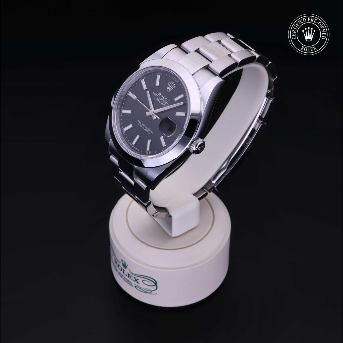 Rolex Certified Pre-Owned Datejust 41 M126300 in Oystersteel with black dial, image 11 of 41