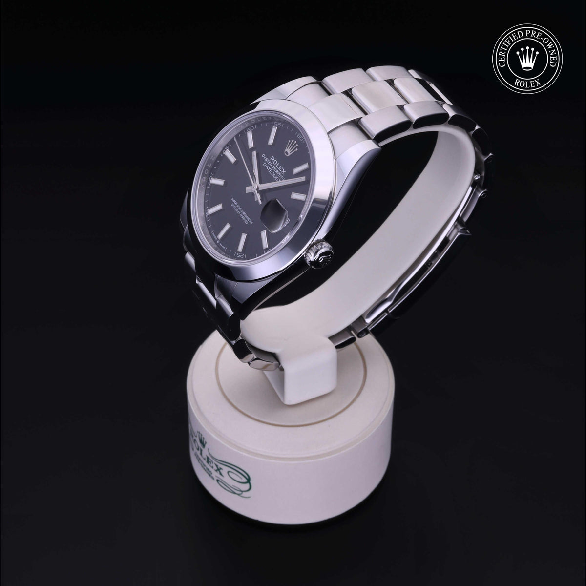 Rolex Certified Pre-Owned Datejust 41 M126300 in Oystersteel with black dial, image 12 of 41