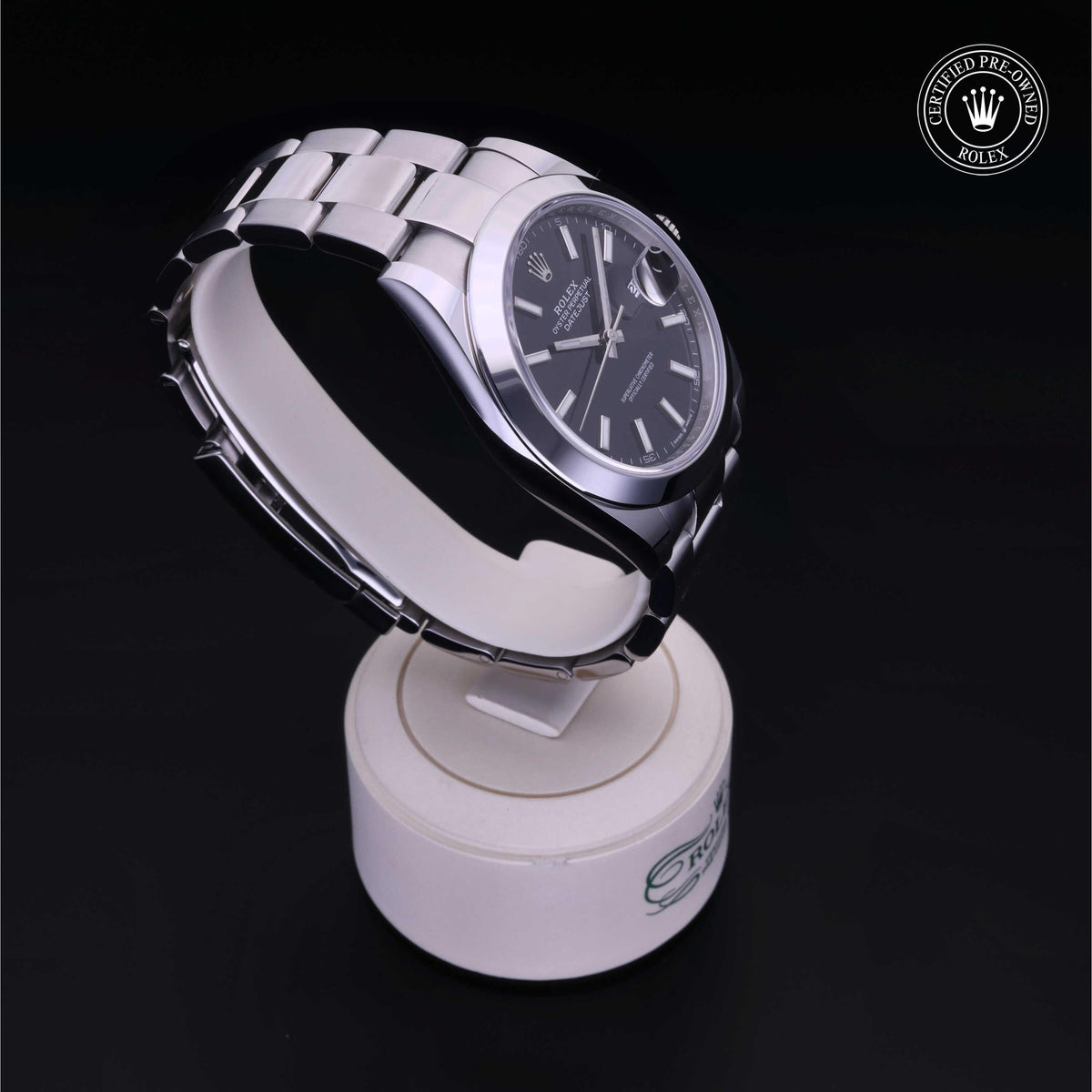 Rolex Certified Pre-Owned Datejust 41 M126300 in Oystersteel with black dial, image 35 of 41