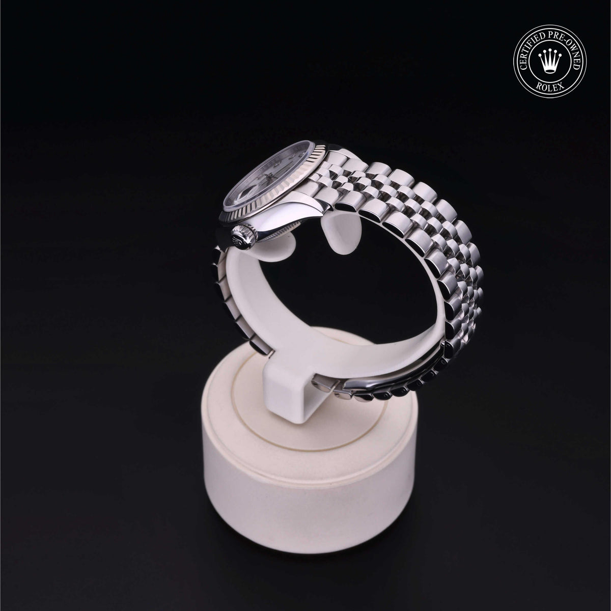 Rolex Certified Pre-Owned Lady-Datejust 28 M279174 in Oystersteel with white mother-of-pearl dial, image 18 of 41