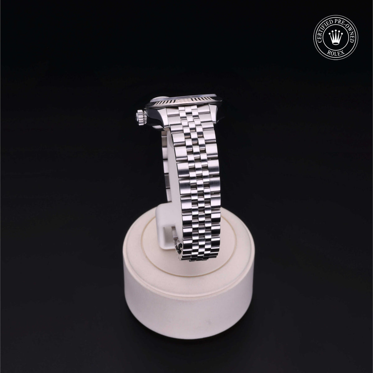 Rolex Certified Pre-Owned Lady-Datejust 28 M279174 in Oystersteel with white mother-of-pearl dial, image 23 of 41