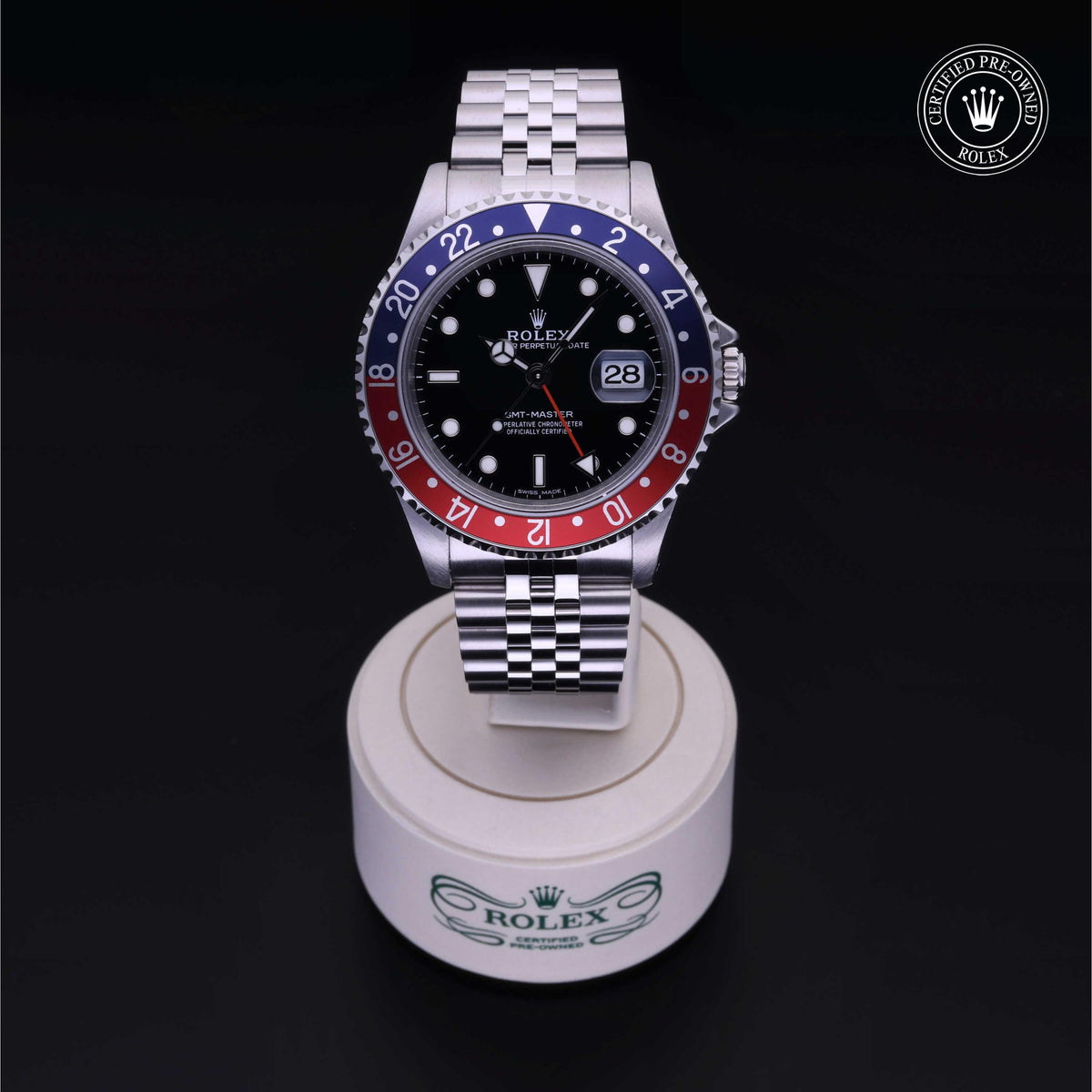 Rolex Certified Pre-Owned GMT-Master M16700 in Oystersteel with black dial, image 2 of 41