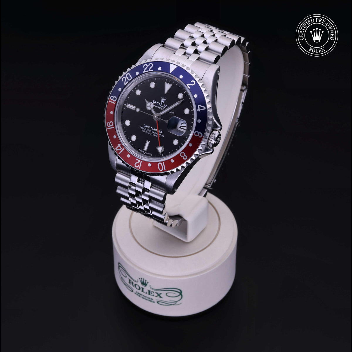 Rolex Certified Pre-Owned GMT-Master M16700 in Oystersteel with black dial, image 3 of 41