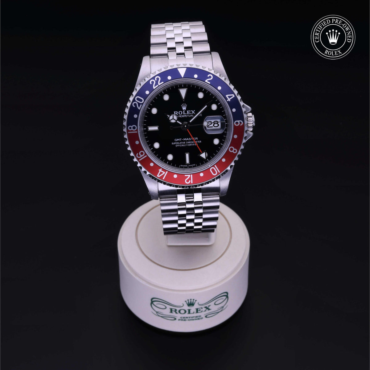 Rolex Certified Pre-Owned GMT-Master M16700 in Oystersteel with black dial, image 41 of 41