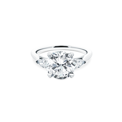 Signature Three Stone Round Diamond Engagement Ring — photo 1 of 3