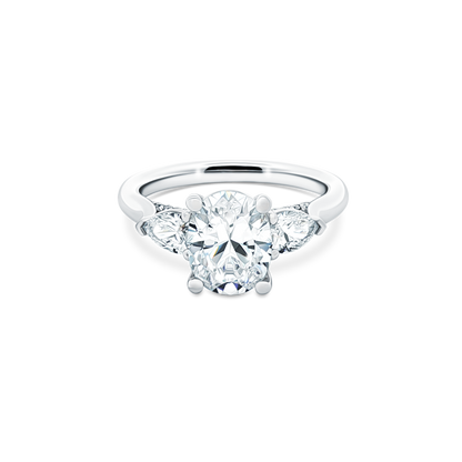 Fana Classic Three Stone Diamond Engagement Ring — photo 1 of 3