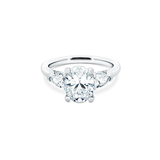 Fana Classic Three Stone Diamond Engagement Ring — photo 1 of 3
