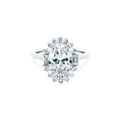 Fana Halo Diamond Engagement Ring — photo 1 of 3