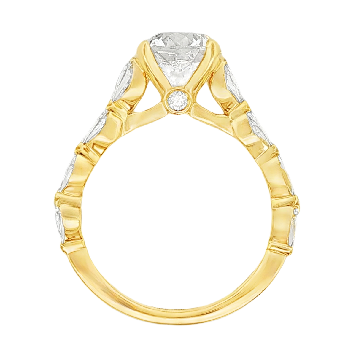 Christopher Designs Round Diamond Engagement Ring — photo 3 of 3
