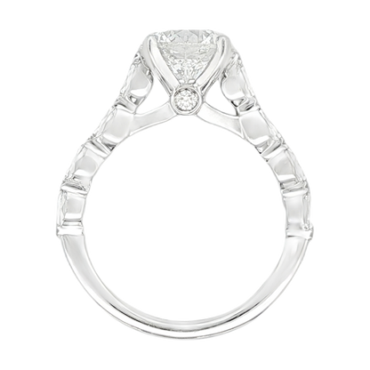Christopher Designs Round Diamond Engagement Ring — photo 3 of 3