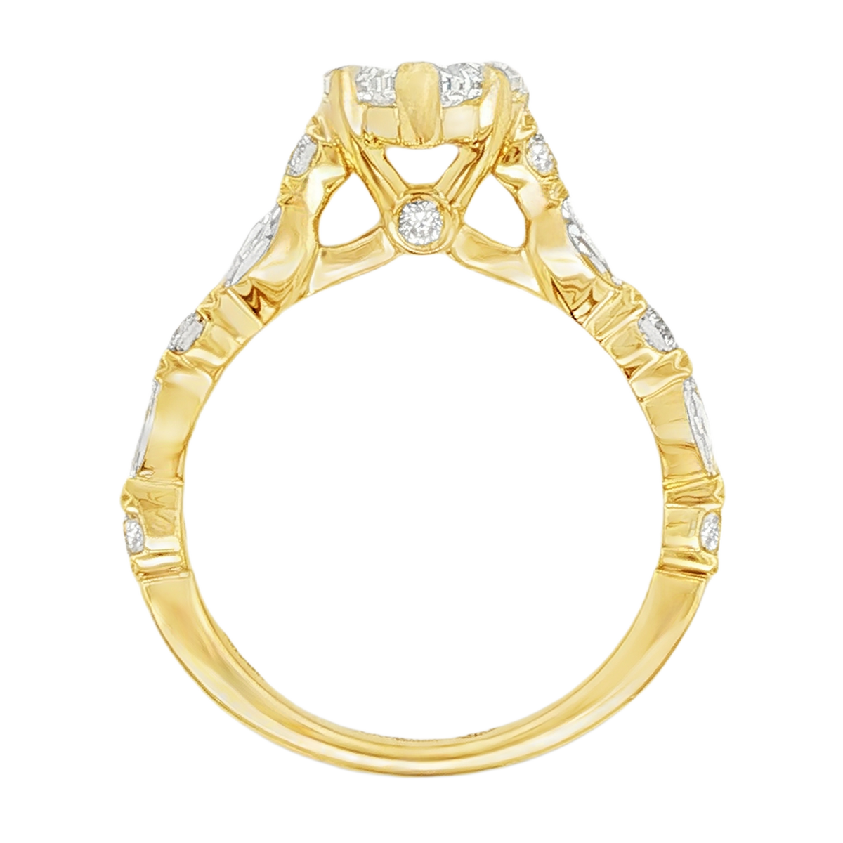Christopher Designs Pear Diamond Engagement Ring — photo 3 of 3