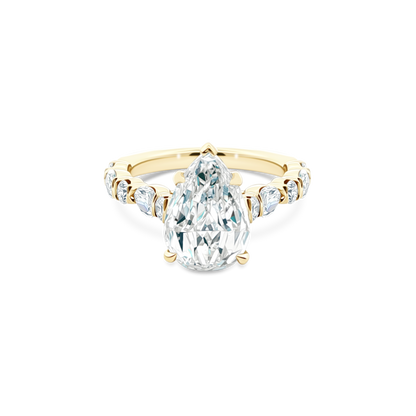 Christopher Designs Pear Diamond Engagement Ring — photo 1 of 3