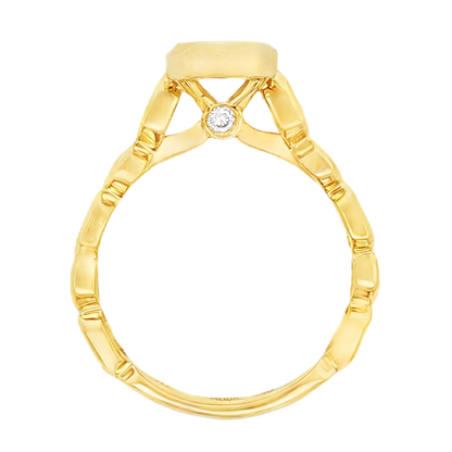 Christopher Designs Elongated Cushion Diamond Engagement Ring — photo 3 of 3