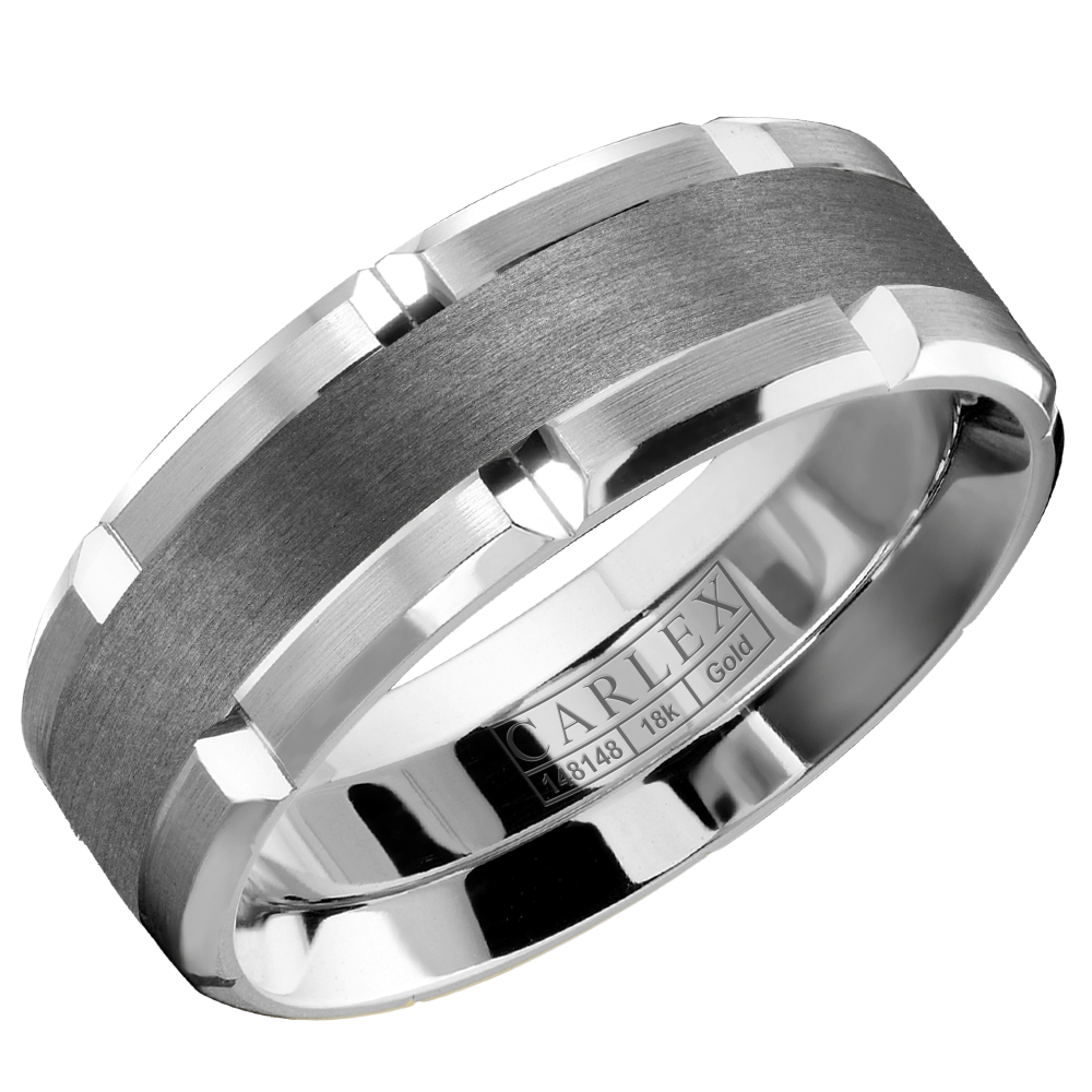 Crown Ring CARLEX G1 Men's Band | 18K Gold | CX1-0031TW75 — photo 1 of 2