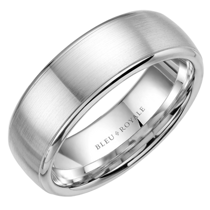 Crown Ring Bleu Royale Men's Band | 14K Gold | RYL-012W7 — photo 1 of 2