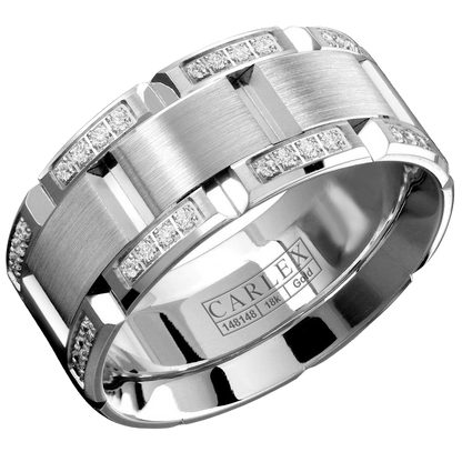 Crown Ring CARLEX G1 Men's Band | 18K Gold | 9.5mm | WB-9152 — photo 1 of 2