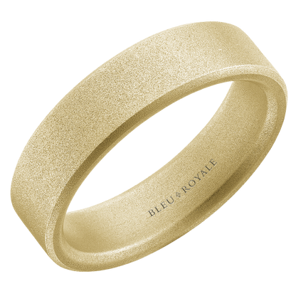Crown Ring Bleu Royale Men's Band | 14K Gold | 6mm | RYL-283Y6 — photo 1 of 2