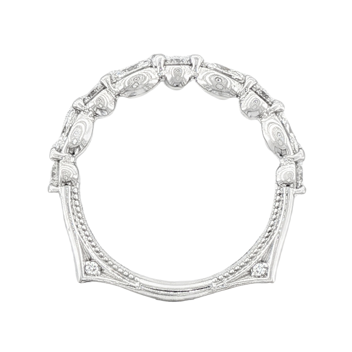 Verragio Marquise & Round Diamond Wedding Ring — photo 3 of 3