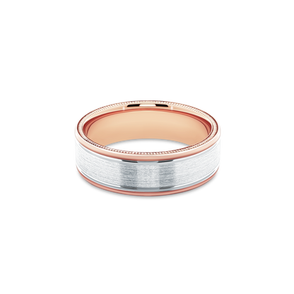 Verragio Men's Wedding Band | 14K Gold | 7mm | VW-7010-RWR — photo 1 of 2