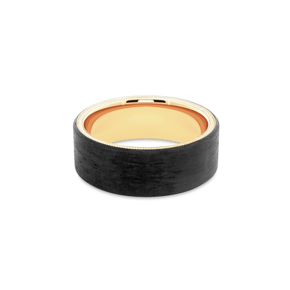 Verragio Men's Wedding Band | 14K Gold | 8mm | VWCF-303-8 — photo 1 of 2