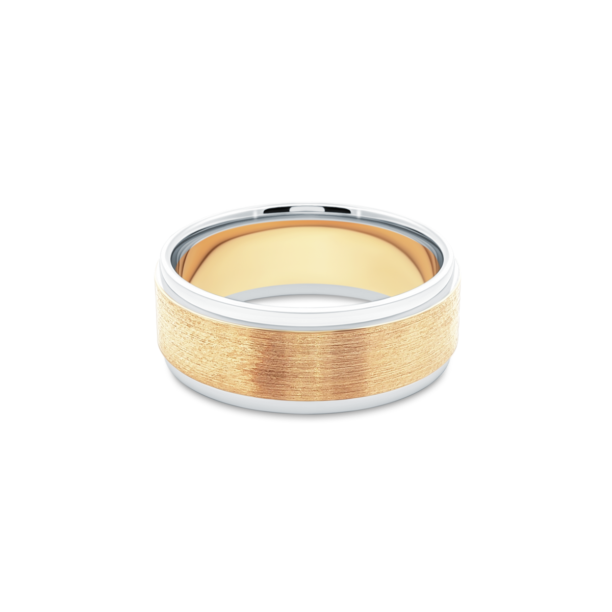 Verragio Men's Wedding Band | 14K Gold | 8mm | VWS-204-8WYW — photo 1 of 2