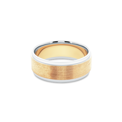 Verragio Men's Wedding Band | 14K Gold | 8mm | VWS-204-8WYW — photo 1 of 2