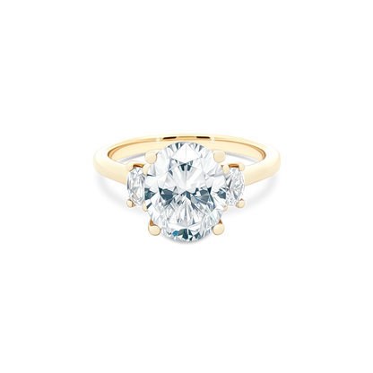 Classique Creations Three Stone Diamond Engagement Ring — photo 1 of 3