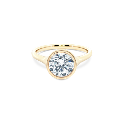 Classique Creations Round Solitaire Diamond Engagement Ring — photo 1 of 3