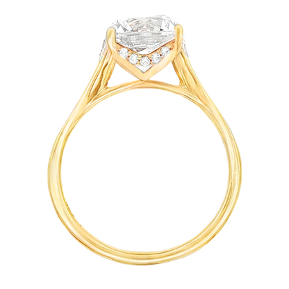 Classique Creations Round Solitaire Diamond Engagement Ring — photo 3 of 3