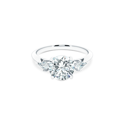 Classique Creations Three Stone Diamond Engagement Ring — photo 1 of 3