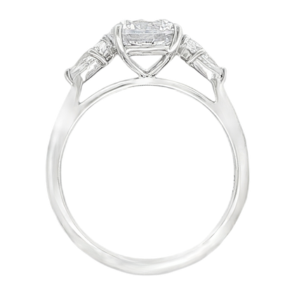 Classique Creations Three Stone Diamond Engagement Ring — photo 3 of 3