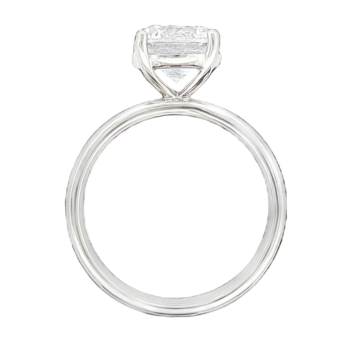 Classique Creations Round Solitaire Diamond Engagement Ring — photo 3 of 3