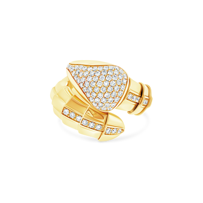 .90ct 18k Yellow Gold Diamond Ring, SKU 130-2046