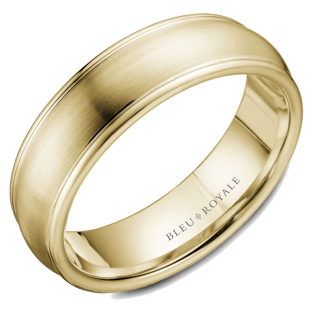 RYL-039Y65 Crown Ring Men's Band