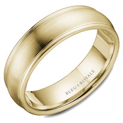 RYL-039Y65 Crown Ring Men's Band
