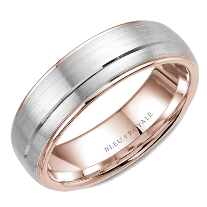 Crown Ring Bleu Royale Men's Band | 14K Gold | RYL-002WR6 — photo 1 of 2