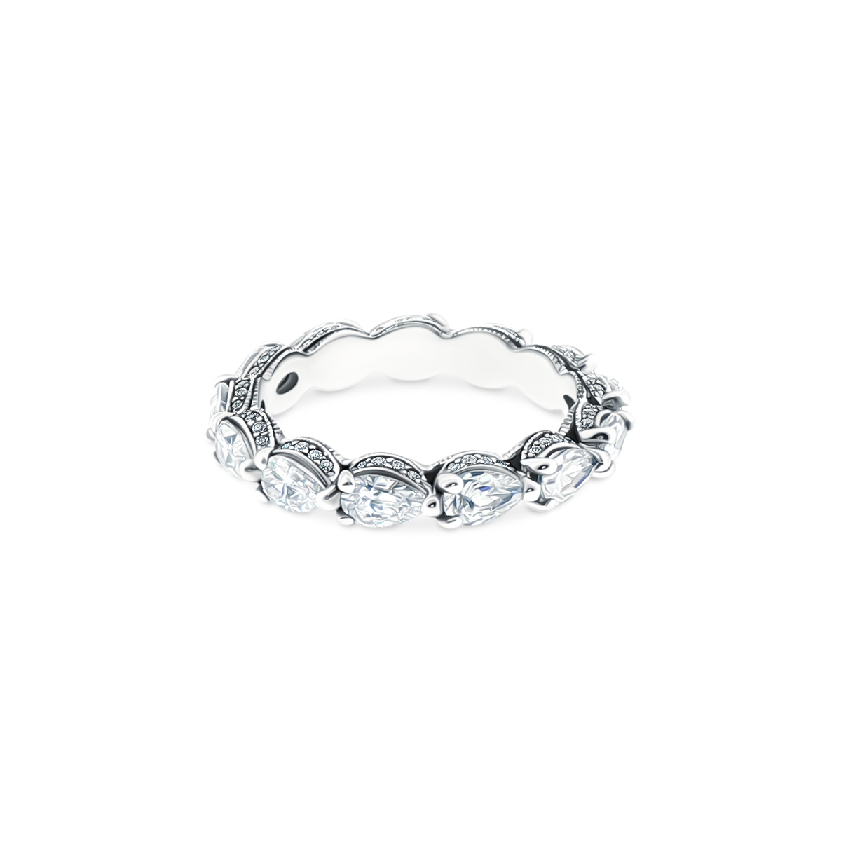 HT2642W65 Tacori Pear Shape Diamond Eternity Band