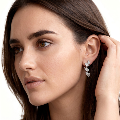1.24ct 18k White Gold Diamond Fashion Studs — photo 2 of 2