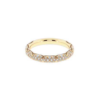 4063B34Y Tacori Round Brilliant Cut Diamond Wedding Band