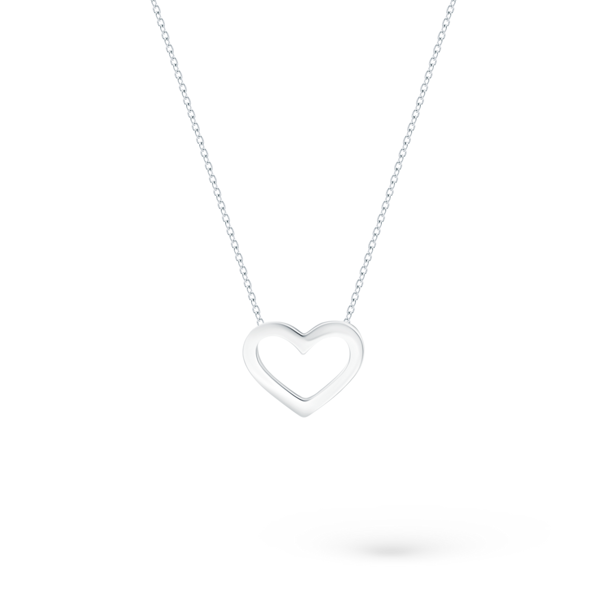 Roberto Coin 18K White Gold Heart Pendant, style 000354AAWCH00