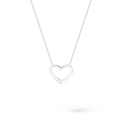 Roberto Coin 18K White Gold Heart Pendant, style 000354AAWCH00