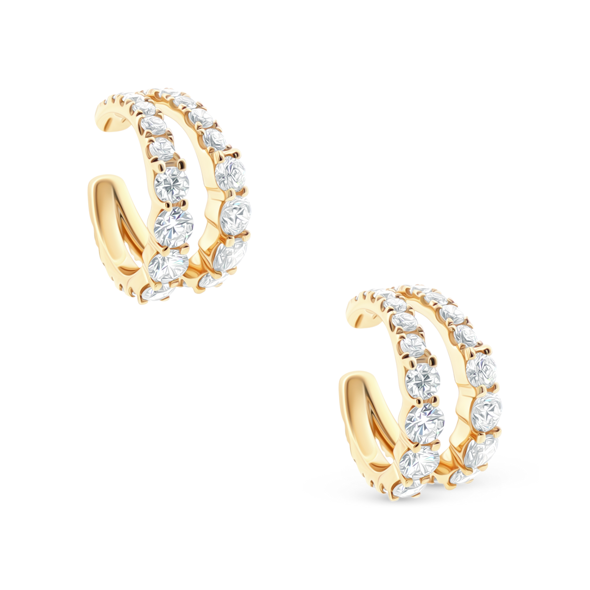 .92ct 14k Yellow Gold Diamond Ear Cuff, SKU 150-6536