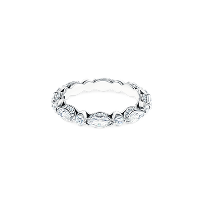 HT2681W65 Tacori Marquise & Round Brilliant Cut Diamond Eternity Band