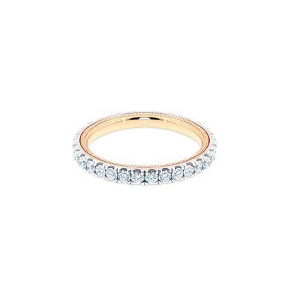 TR180W-2T Verragio Two-Tone Diamond Eternity Band