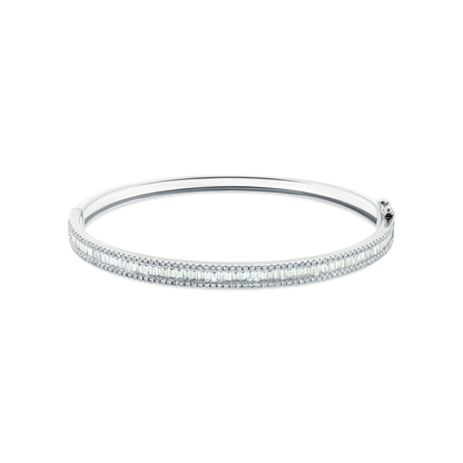 1.58ct 14k White Gold Diamond Bangle, SKU 170-4189