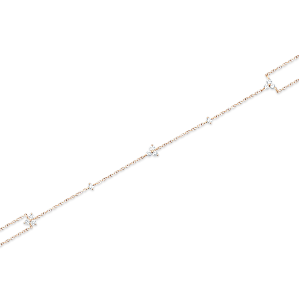 .33ct 14k Yellow Gold Diamond Hand Chain Bracelet, SKU 170-4160