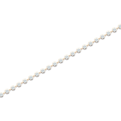 170-4199 — 5.12ct 14k Yellow Gold Diamond Bracelet